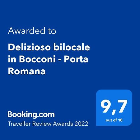 Delizioso Bilocale In Bocconi - Porta Romana Milano Eksteriør billede